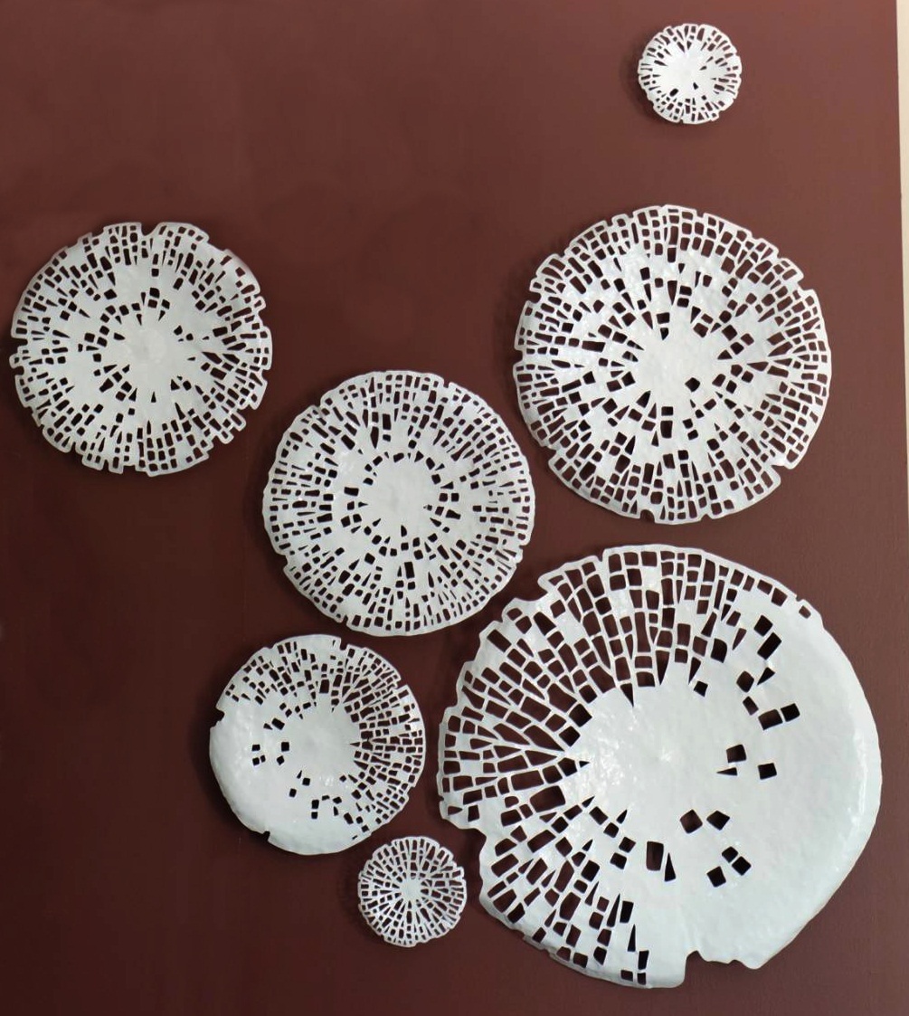 ใบบัว ติดผนัง 