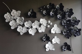 ดอกกล้วยไม้ ติดผนัง