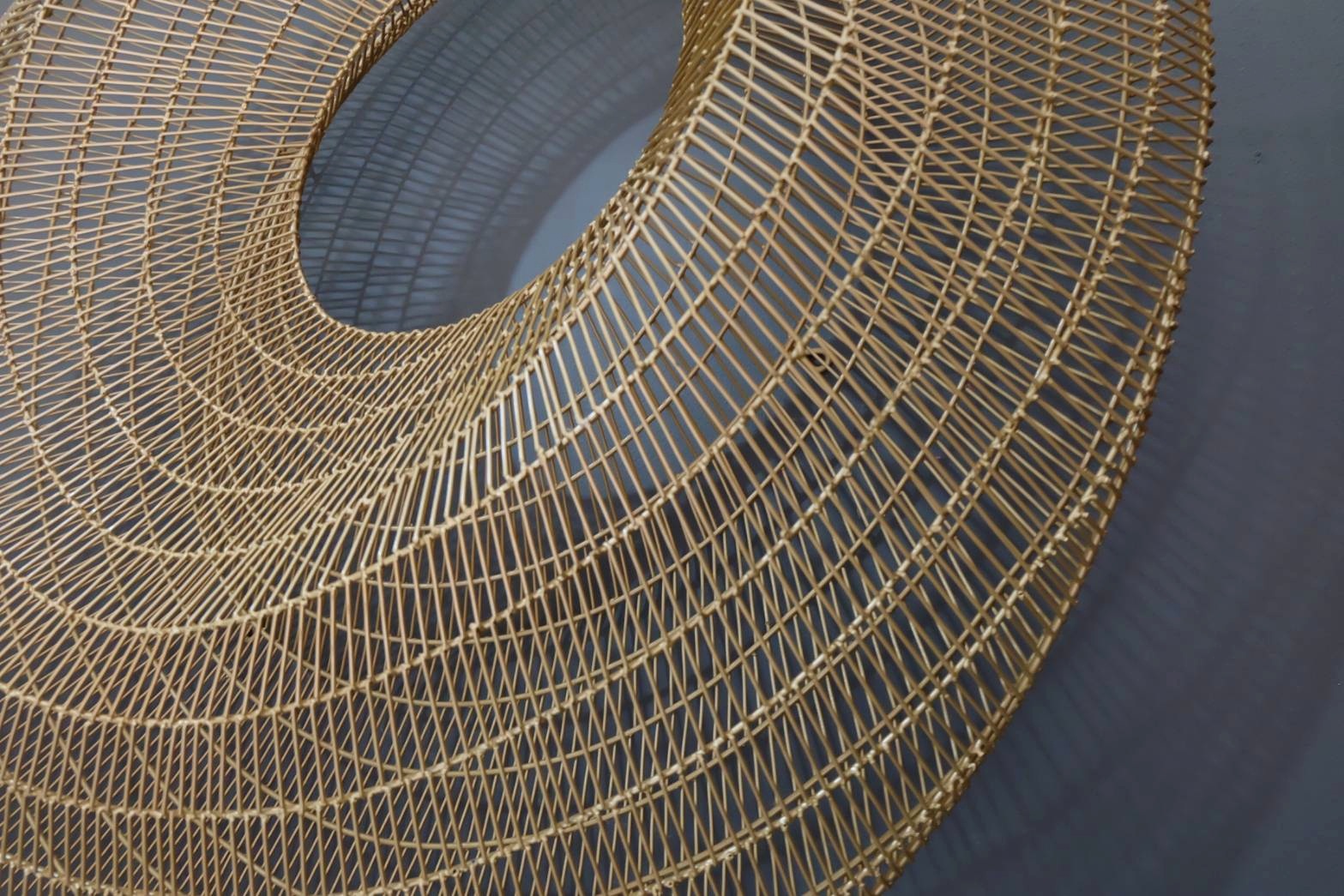 โดนัท เหล็กเส้น ติดผนัง