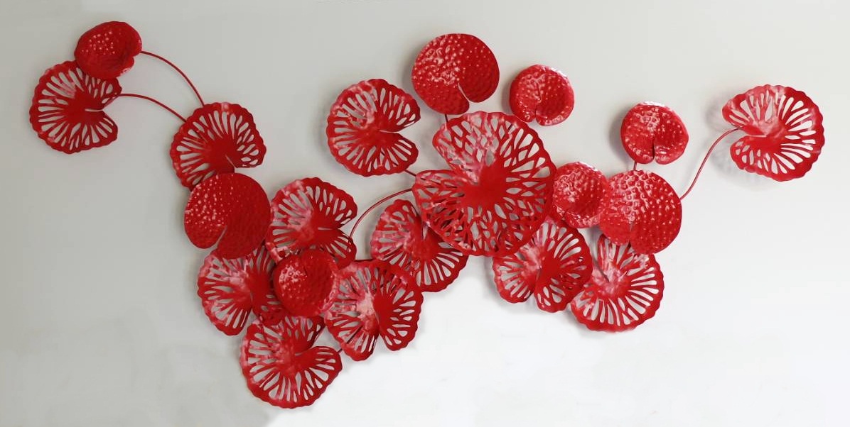 ใบบัว ติดผนัง