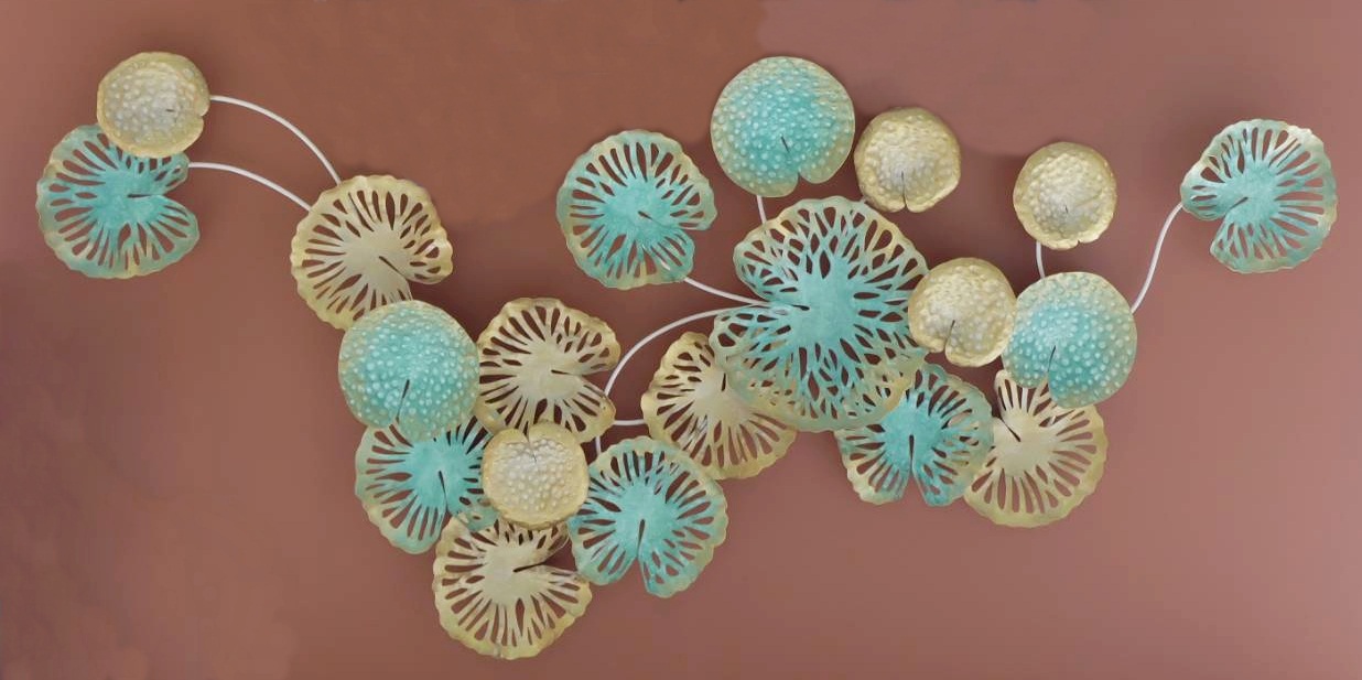 ใบบัว ติดผนัง