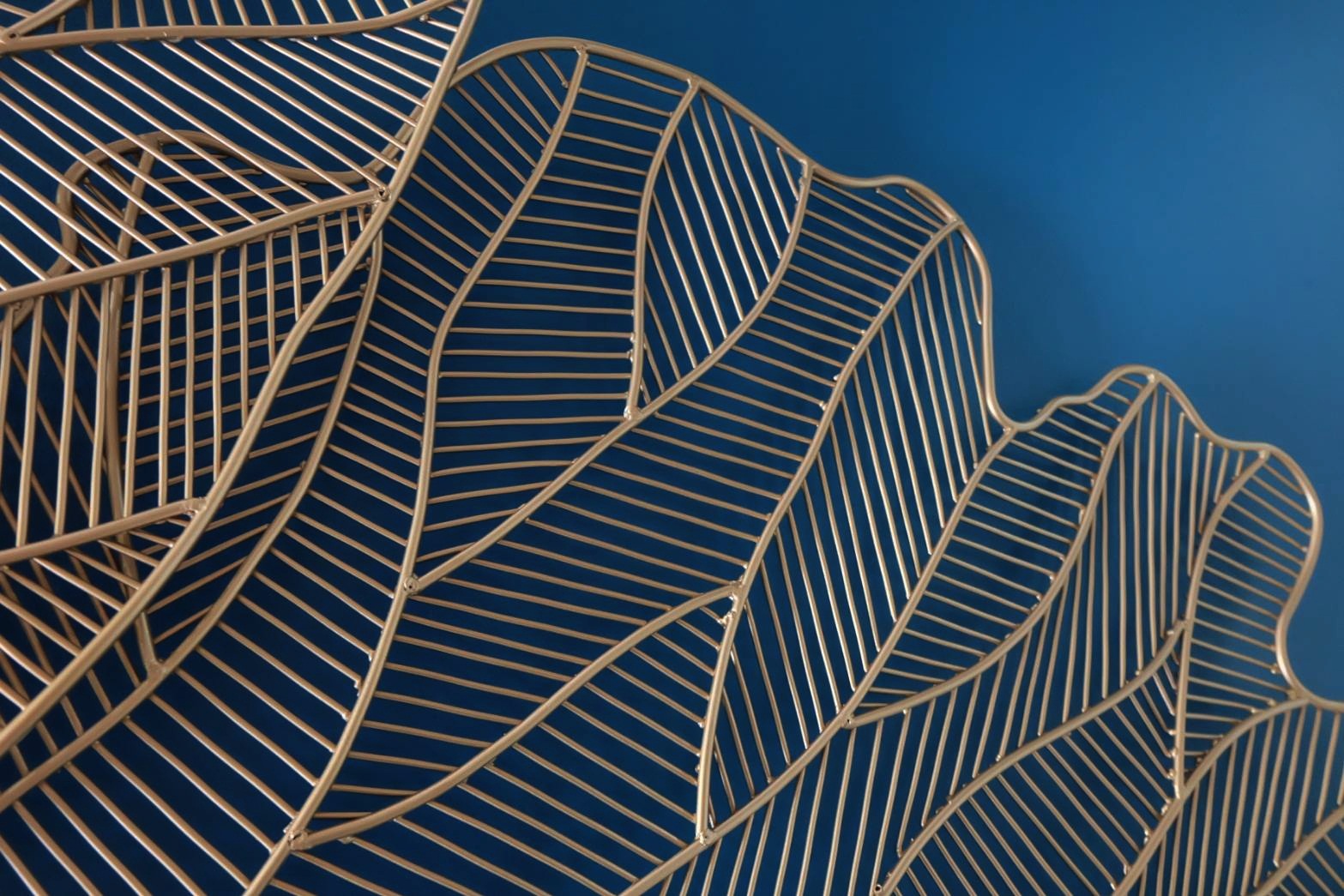 ใบเมเปิ้ล เหล็กเส้น ติดผนัง