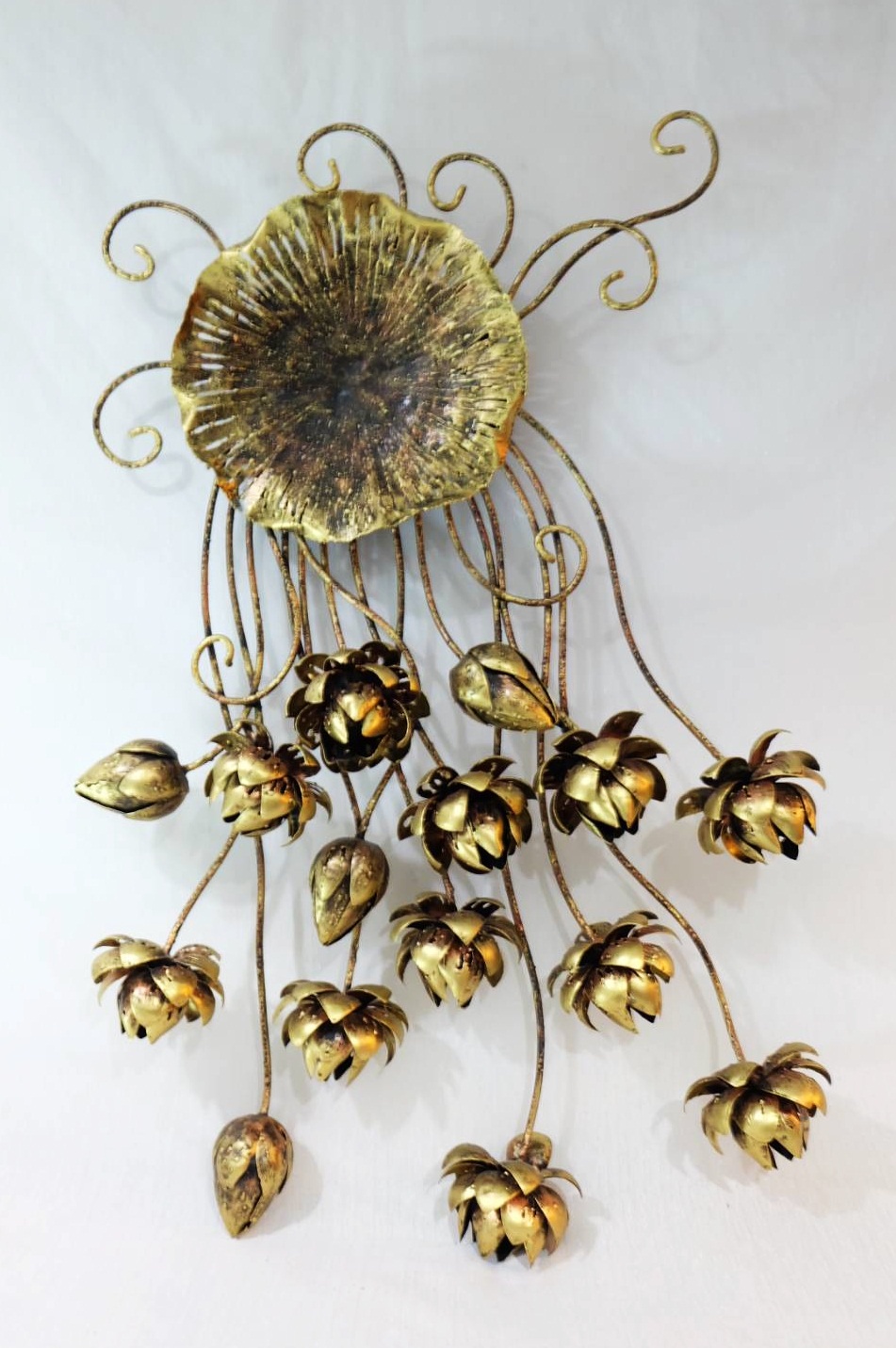 ดอกบัวเปลือย ติดผนัง  