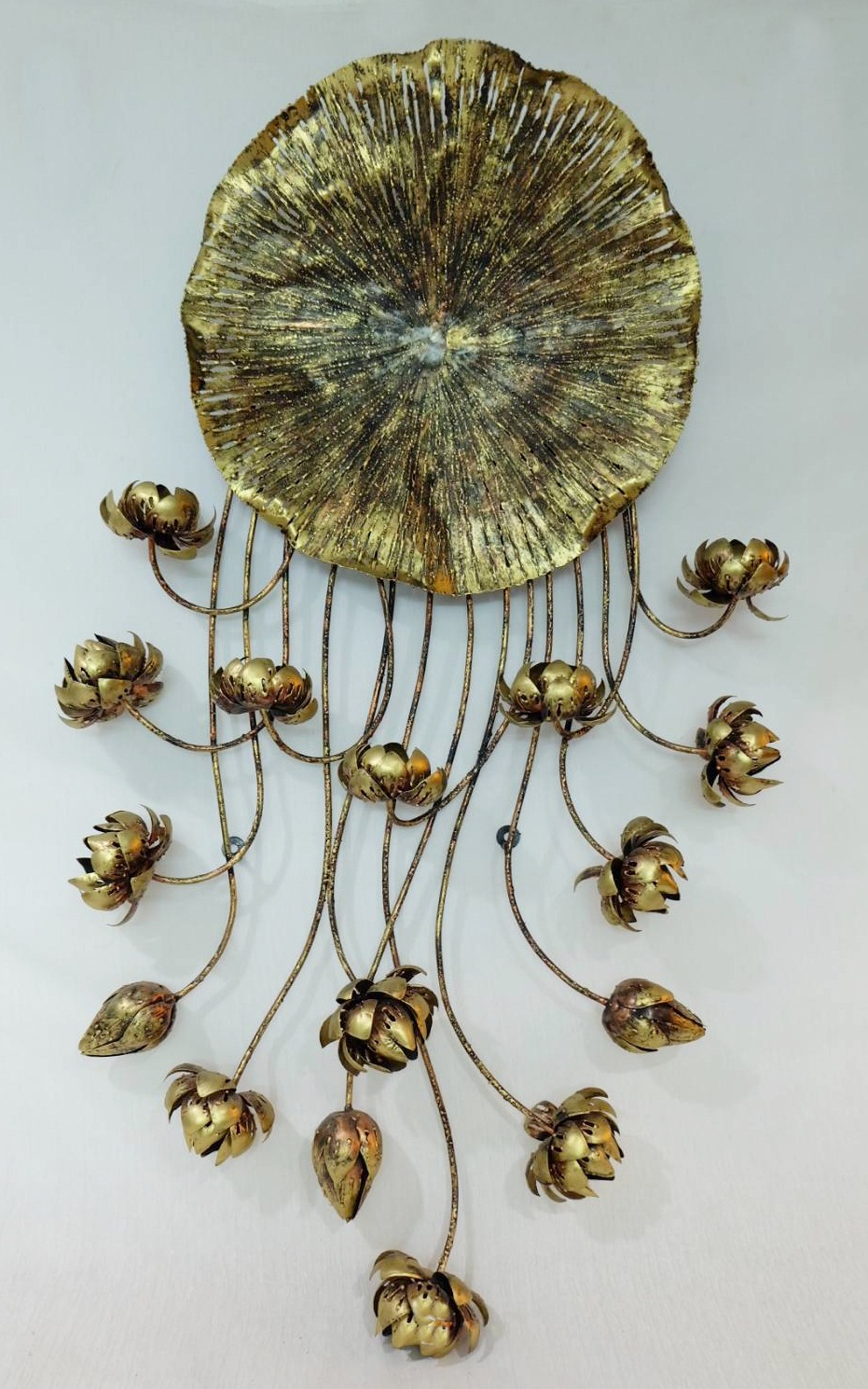 ดอกบัวเปลือย ติดผนัง  